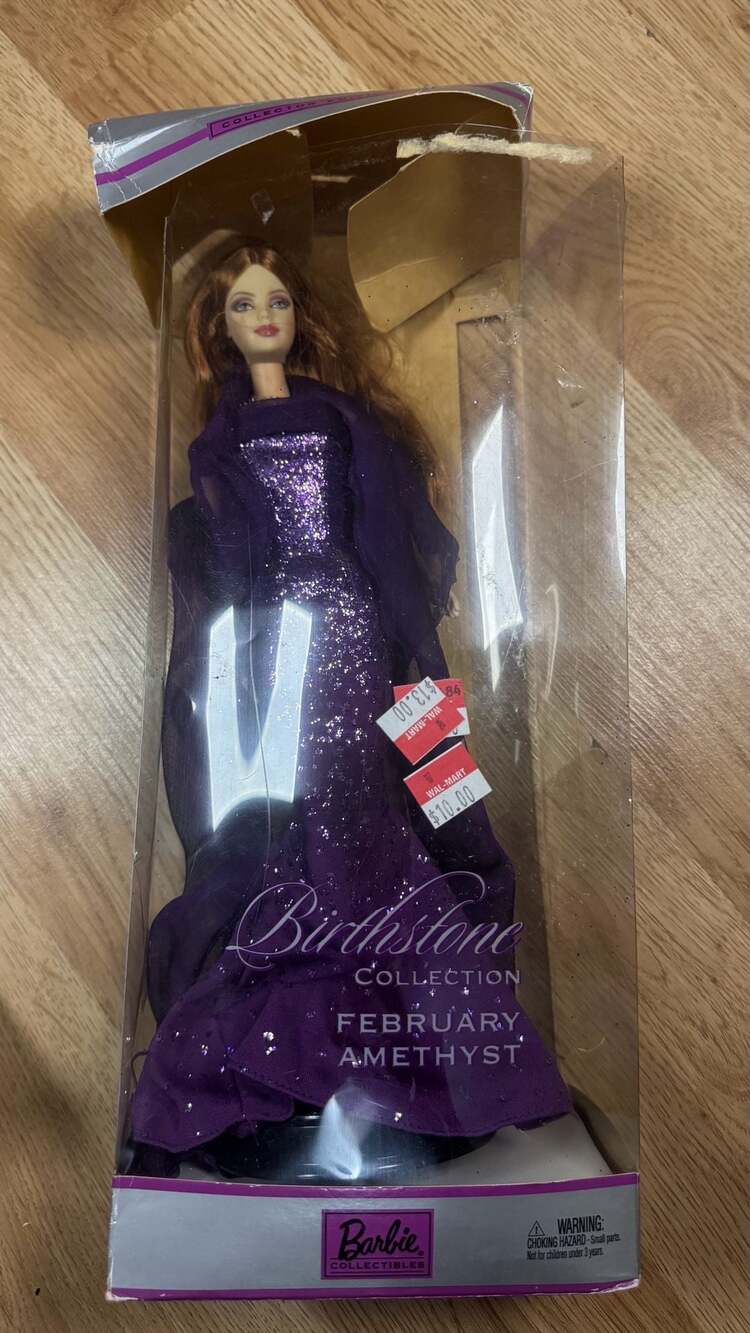 Barbie February Amethyst Birthstone Collection Doll Collector Edition